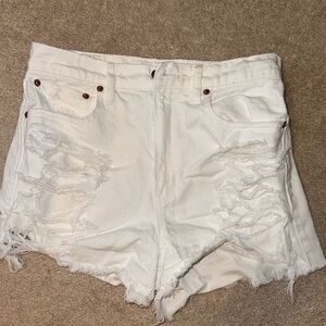 White American Eagle Jean Shorts✨